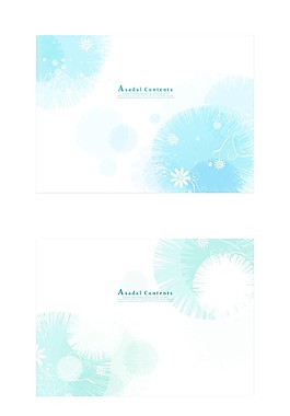 水彩淡墨底纹