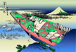 出海船畫作