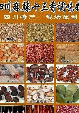 四川麻辣十三香調味料易拉寶圖片