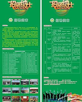 招聘展架圖片