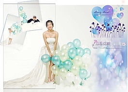 婚紗模板模板下載