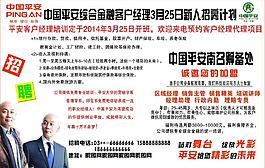 中国平安招聘招商图片