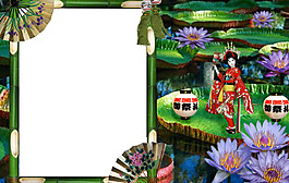 花樣相框圖片