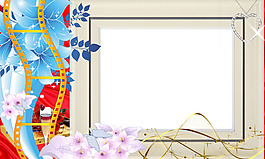 花樣相框圖片