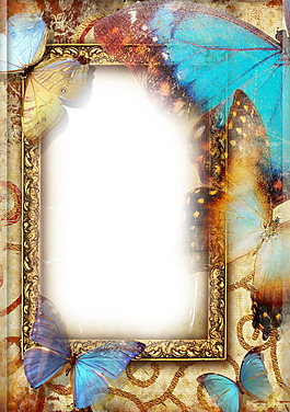 花樣相框圖片
