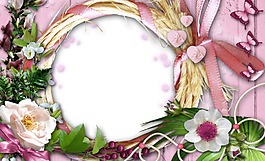 花樣相框圖片