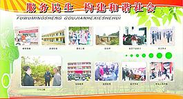 农村服务民生展板图片