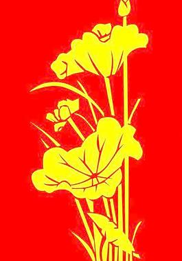玻璃門花圖片