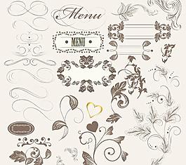 歐式花紋圖片