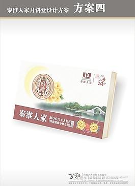 月餅盒 矢量圖片
