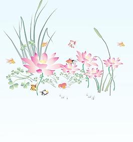 荷塘莲花图片