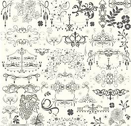 歐式花紋圖片