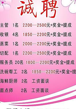 招聘海報(bào)圖片