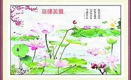 荷塘美景圖片