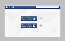 仿facebook按鈕