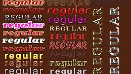 字效 金屬字圖片