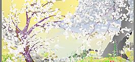 excel風(fēng)景畫(huà)圖片