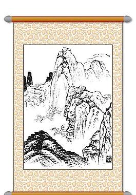 白描 風(fēng)景畫圖片