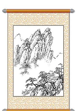 白描 風(fēng)景畫圖片