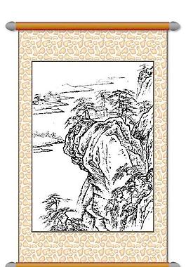 白描 風(fēng)景畫圖片