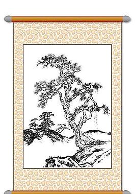 白描 風(fēng)景畫圖片