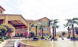 歐式建筑別墅攝影圖片