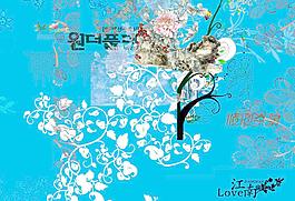 歐式韓式花紋 花圖片