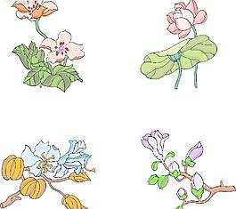 花類矢量圖圖片