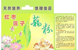 紅棗蓮子藕粉圖片