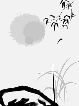 水墨風(fēng)景畫(huà)圖片