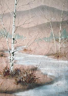 水彩风景画图片