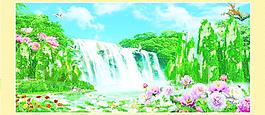 山水風景畫圖片