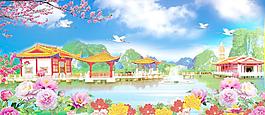 山水風(fēng)景畫圖片