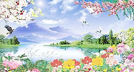 山水風(fēng)景畫圖片
