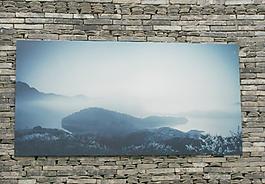 山水風景畫圖片