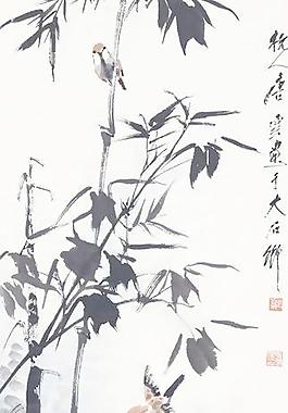 水墨風(fēng)景畫(huà)圖片