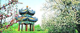 亭子風(fēng)景畫圖片