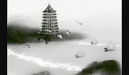 水墨風(fēng)景畫(huà)視頻素材圖片