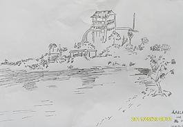 素描風(fēng)景圖片