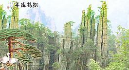 松鹤延年图片