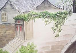 水鄉民居圖片
