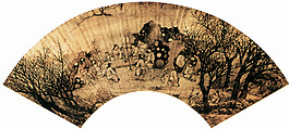 春夜宴桃李園圖