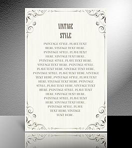 歐式底紋邊框圖片