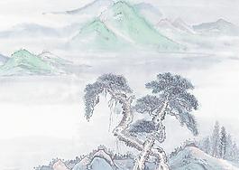 水墨山水畫圖片