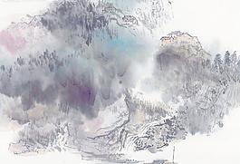 水墨山水畫(huà)圖片