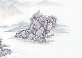 水墨山水畫圖片