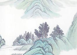 水墨山水畫圖片