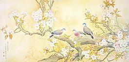 國畫之梅花圖片