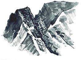 水墨山水畫圖片