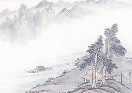 水墨山水畫圖片